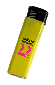 Elektronik-Einwegfeuerzeug mit Kampagnenlogo