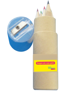 Buntstift-Set incl. Anspitzer