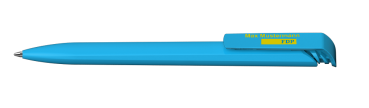 Preview: Druckkugelschreiber recycling " Sunny" mit Druck nach Wunsch