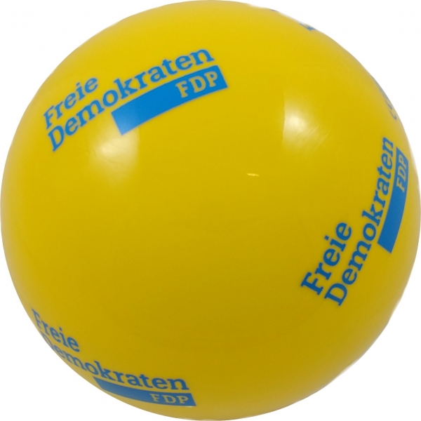 PVC-Fußball gelb