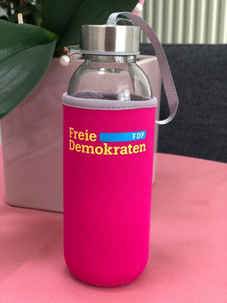 Glas-Trinkflasche